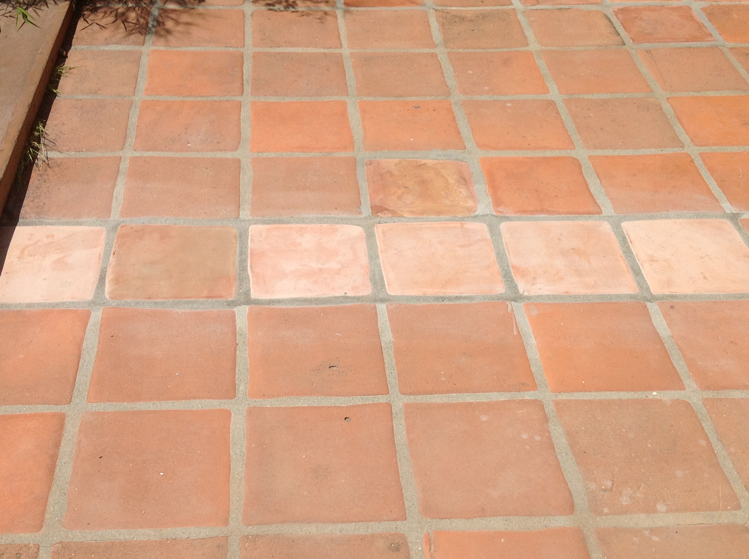 Staining Lincoln & Tecate Pavers to match existing floor | California ...