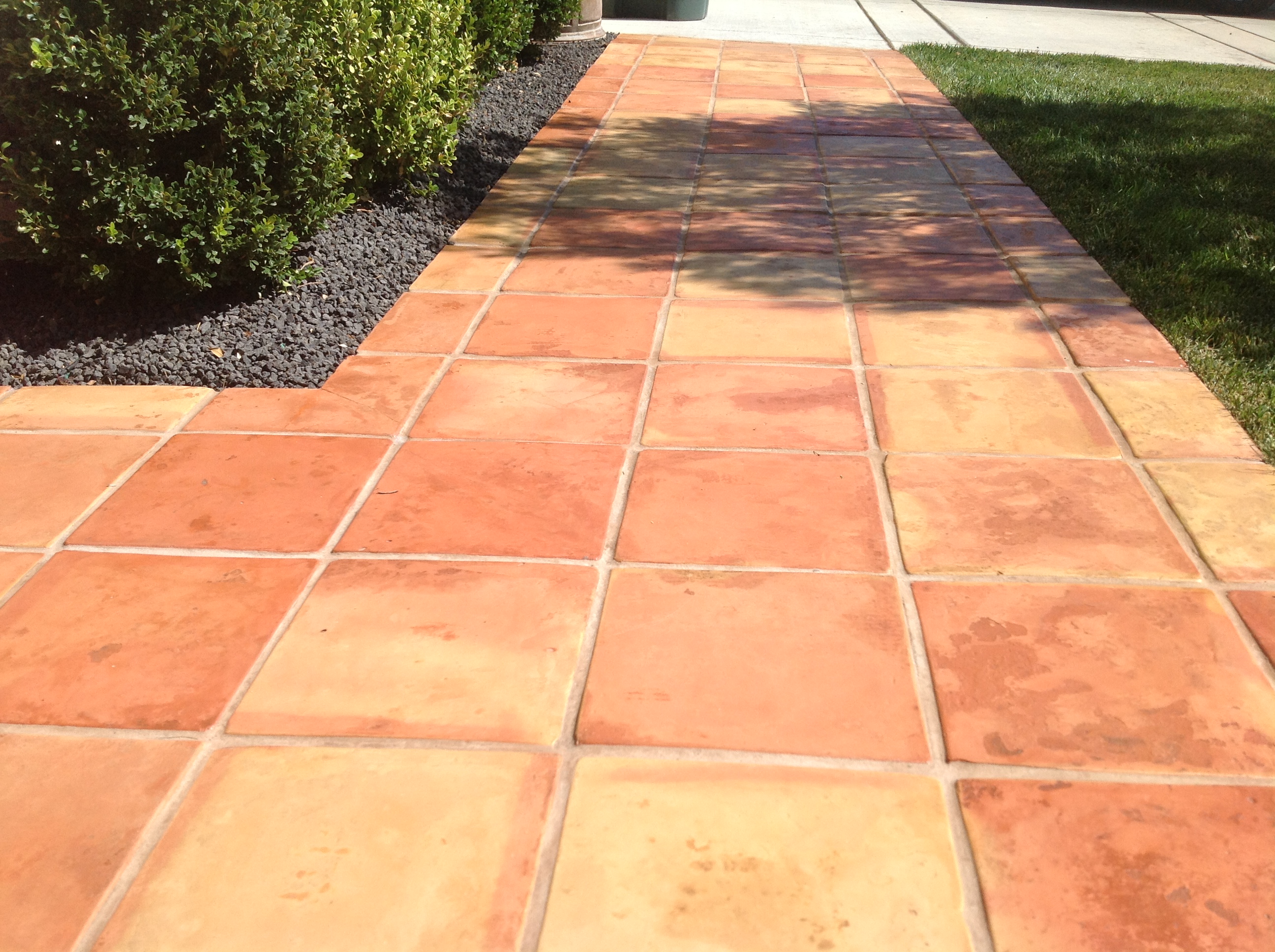 Superior Saltillo Tile Floor Refinishing & Restoration without messy