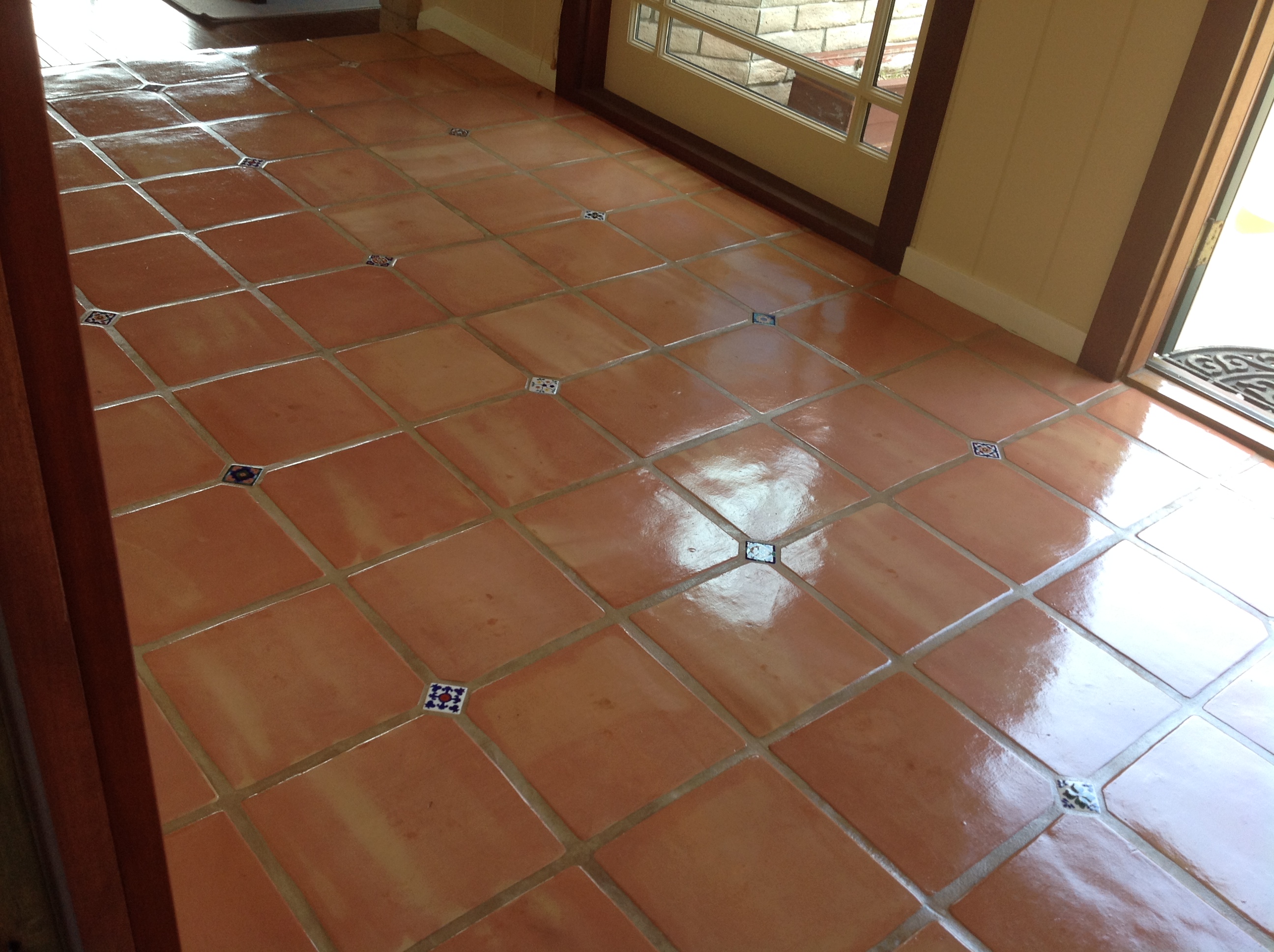 Spruce up those Saltillo Tiles from Dull to Shine in no Time